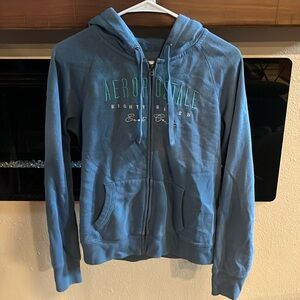 Aeropostale Blue Zip-Up Jacket